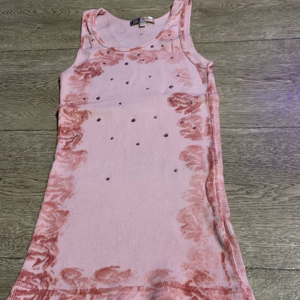 Bejeweled tank top